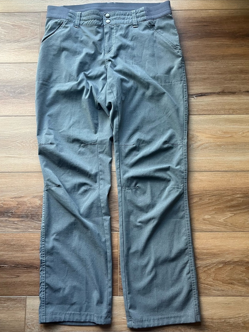 Kuhl 6234 Strattus gray Ripstop outdoor hiking climbing athletic pants 10R *read